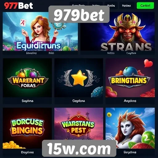 Principais jogos disponíveis na plataforma 979bet